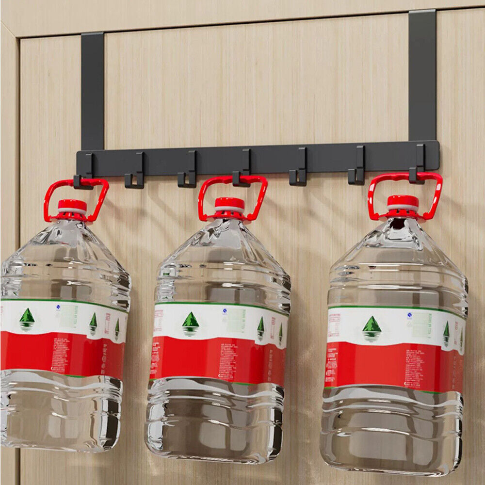 Over the Door Hanger 8 Hooks Home Bathroom Metal Rack for Clothes Towel Coat