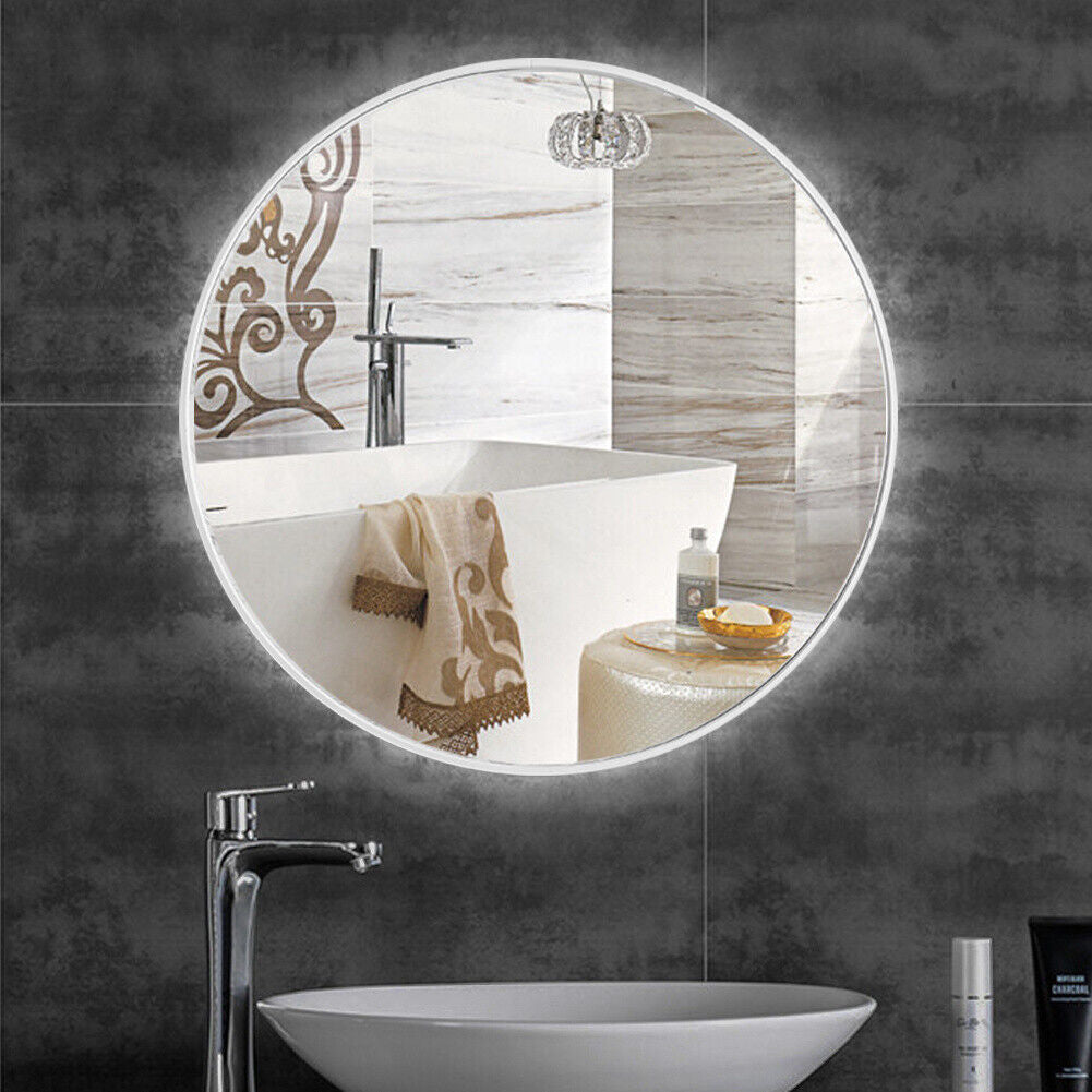 Large round Wall Mirror Bathroom Bedroom Makeup Dressing Circle Mirror UK