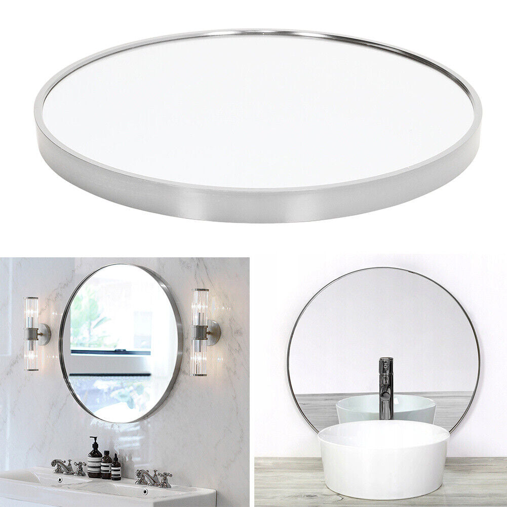 Large round Wall Mirror Bathroom Bedroom Makeup Dressing Circle Mirror UK
