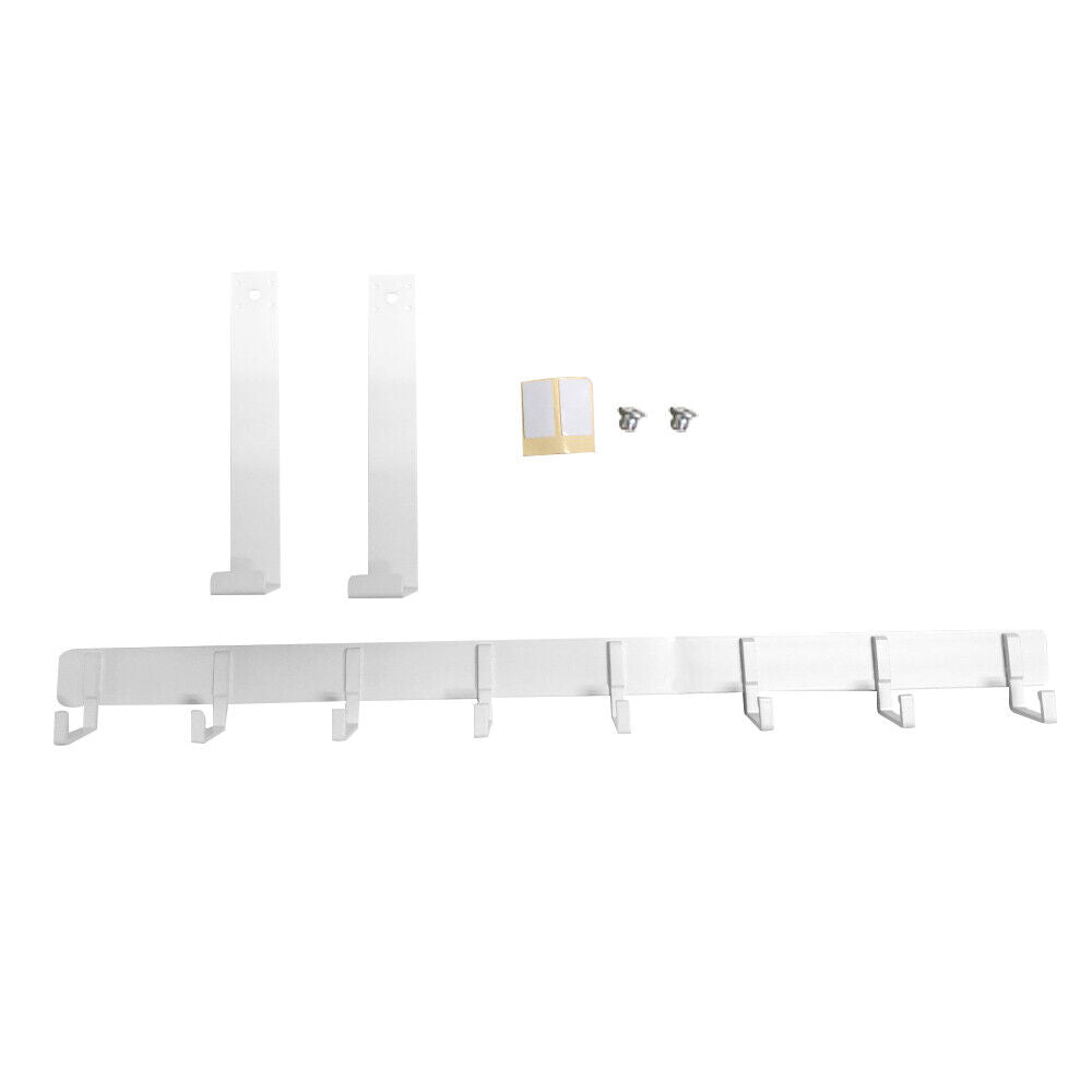 Over the Door Hanger 8 Hooks Home Bathroom Metal Rack for Clothes Towel Coat