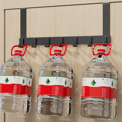 Over the Door Hanger 8 Hooks Home Bathroom Metal Rack for Clothes Towel Coat