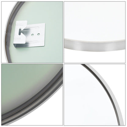 Large round Wall Mirror Bathroom Bedroom Makeup Dressing Circle Mirror UK
