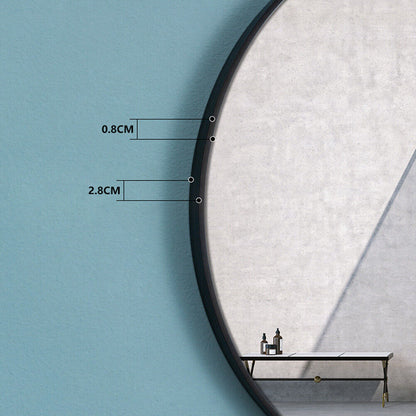 Large round Wall Mirror Bathroom Bedroom Makeup Dressing Circle Mirror UK