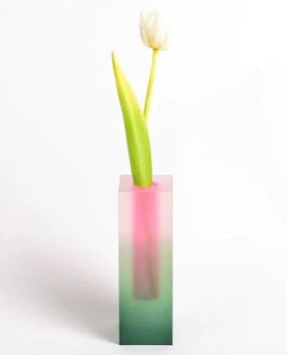 Iridescence Vase - Modern Whimsical Eclectic Decorative Table Setting Centerpiece Vase