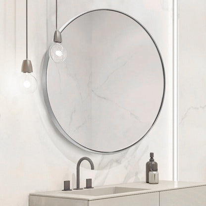Large round Wall Mirror Bathroom Bedroom Makeup Dressing Circle Mirror UK